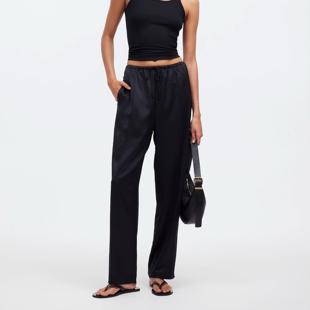 Madewell Black Joggers Relaxed Fit Track Pants